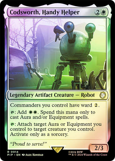 Codsworth, Handy Helper (pip) (14) / Foil