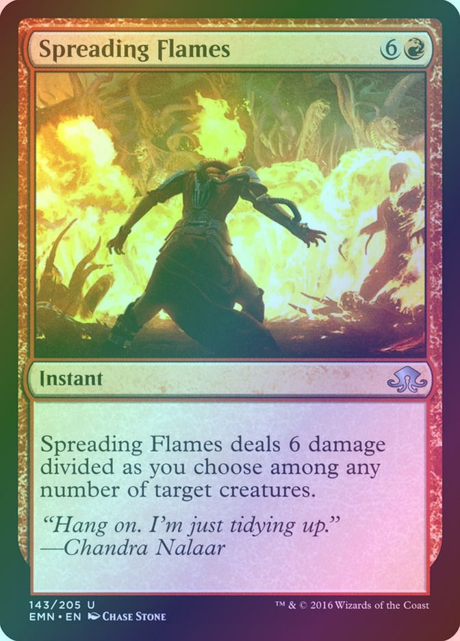 Spreading Flames (EMN) (143) / Foil