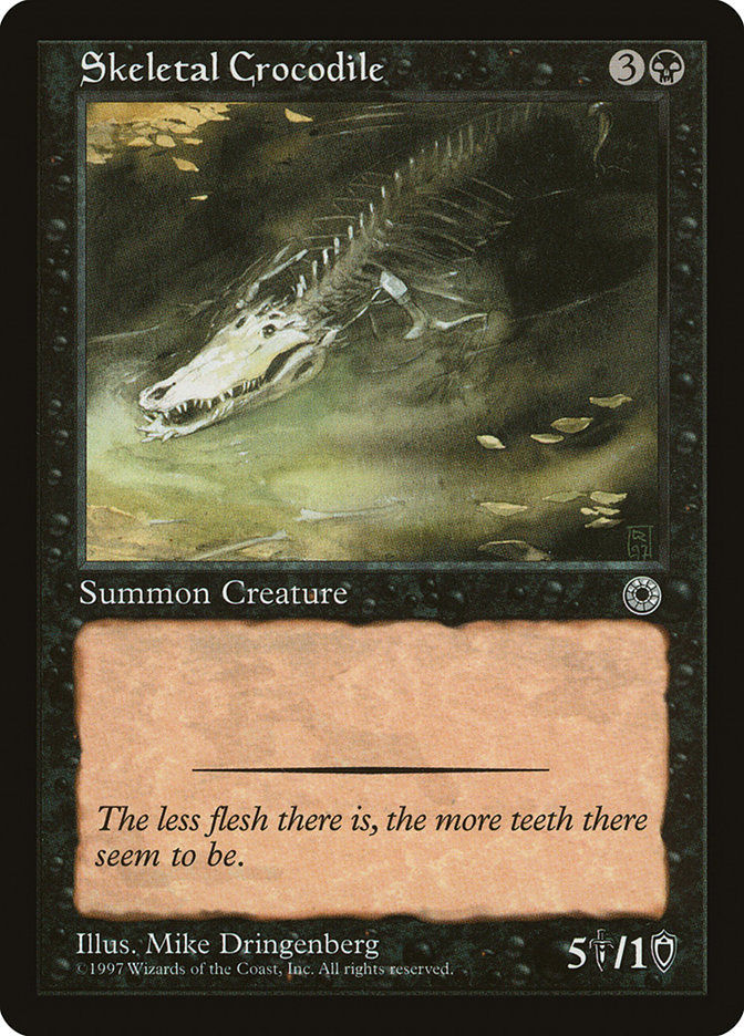 Skeletal Crocodile (por)