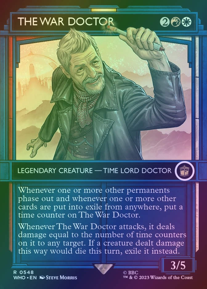The War Doctor (WHO) (548) / Borderless / Showcase / Foil