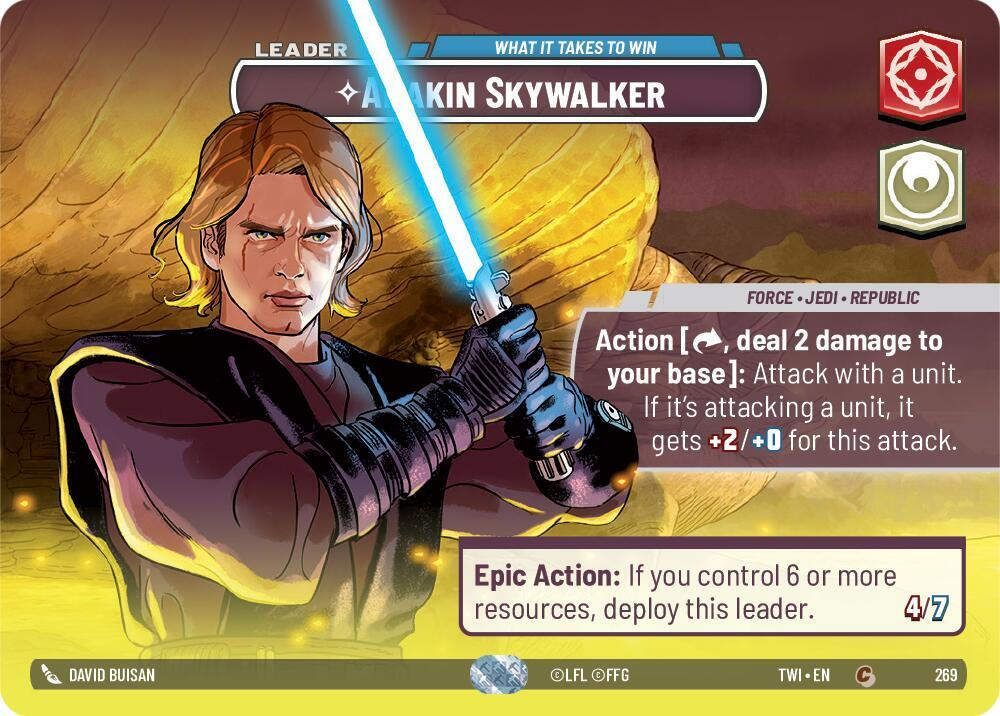 Anakin Skywalker - What it Takes to Win (Showcase) (TWI) (269) / Foil