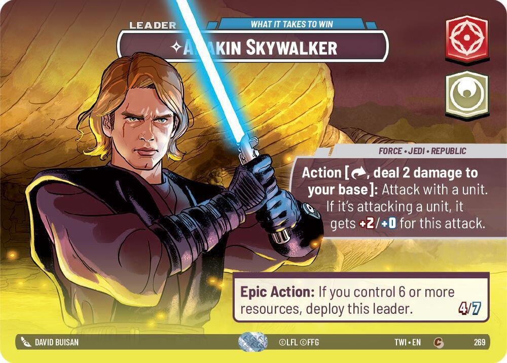 Anakin Skywalker - What it Takes to Win (Showcase) (TWI) (269) / Foil