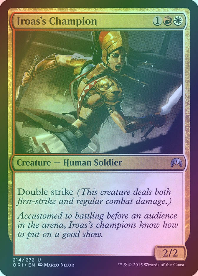 Iroas's Champion (ORI) (214) / Foil