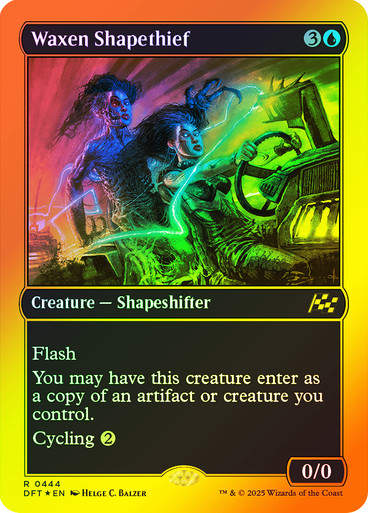 Waxen Shapethief (DFT) (444)  / First Place Foil