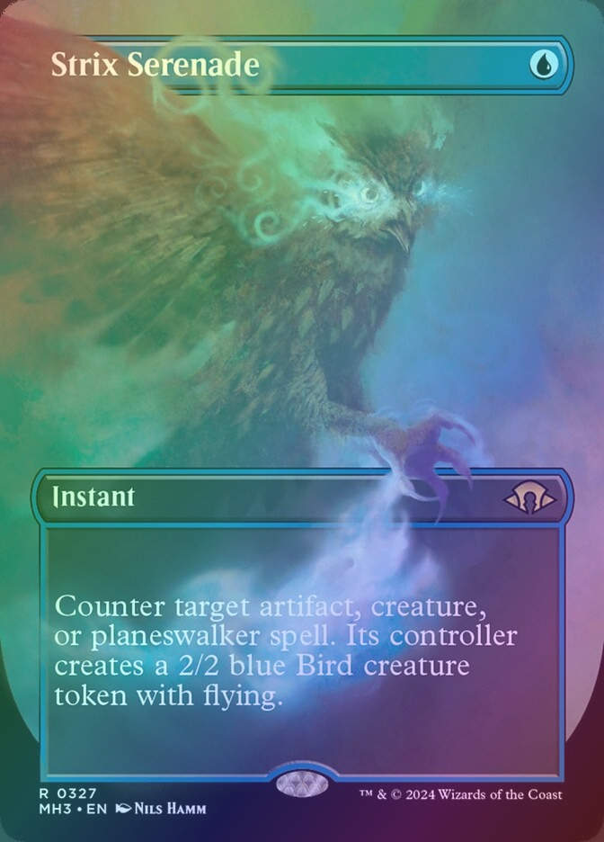 Strix Serenade (MH3) (327) / Borderless / Foil