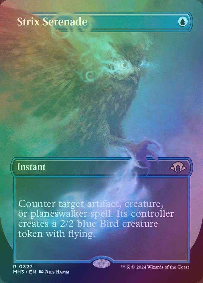 Strix Serenade (MH3) (327) / Borderless / Foil