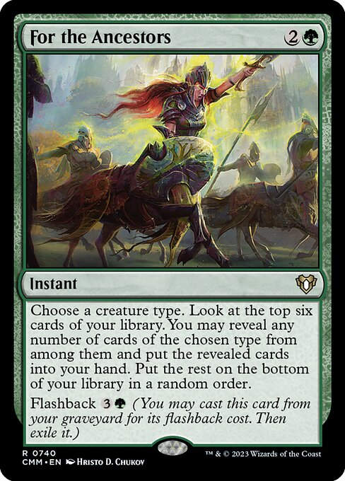 For the Ancestors (cmm) (Commander Deck)
