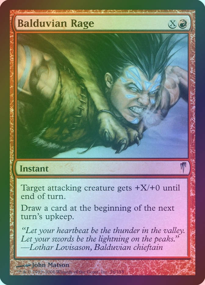 Balduvian Rage (CSP) (76) / Foil