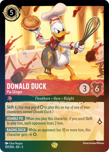 Donald Duck - Pie Slinger (LOR_SHS) / Foil
