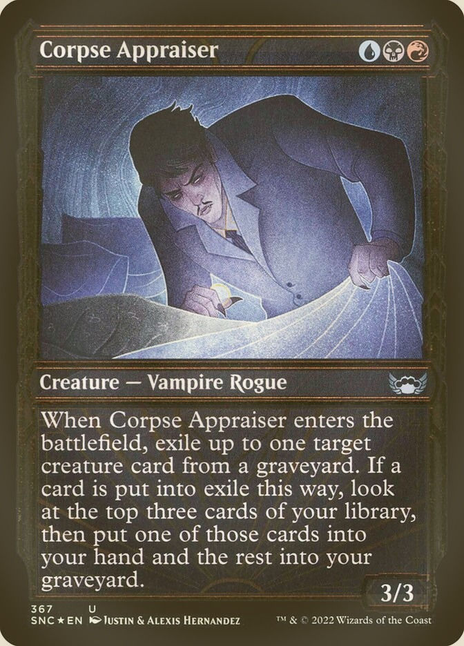 Corpse Appraiser (SNC) (367) / Showcase / Gilded Foil