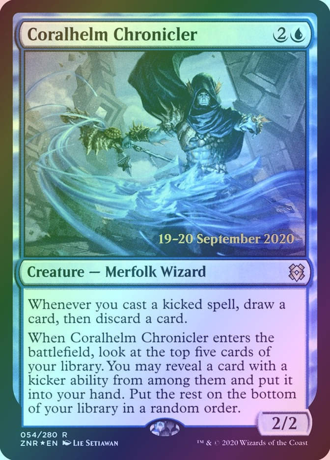 Coralhelm Chronicler (PZNR) (54s) / Foil