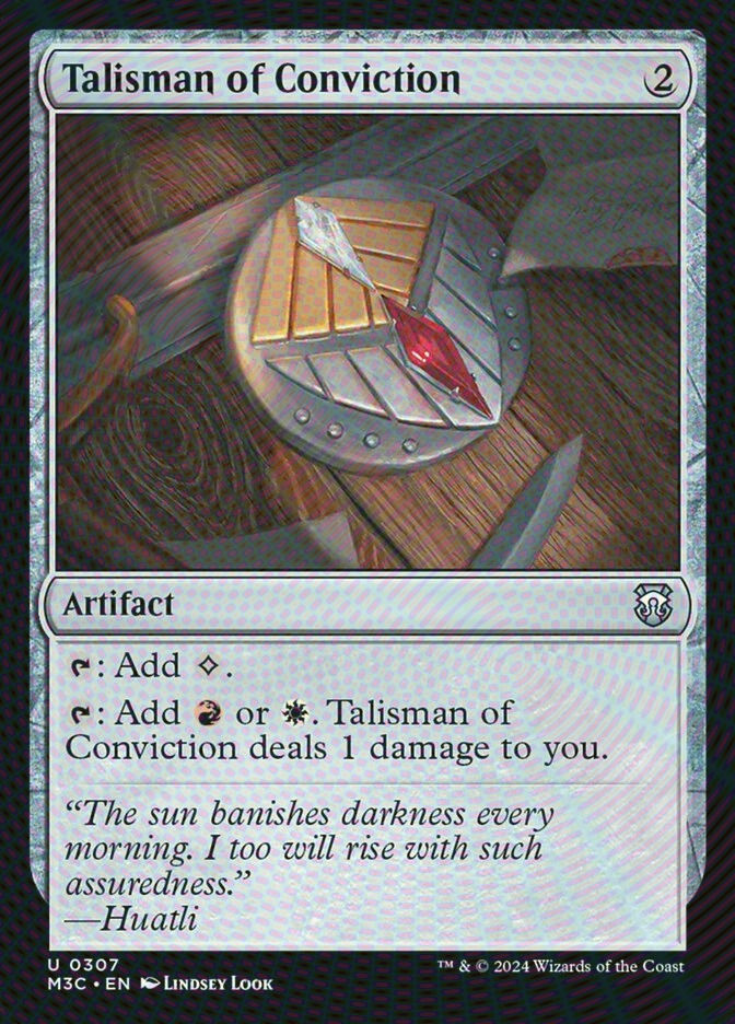 Talisman of Conviction (M3C) (307) / Ripple Foil