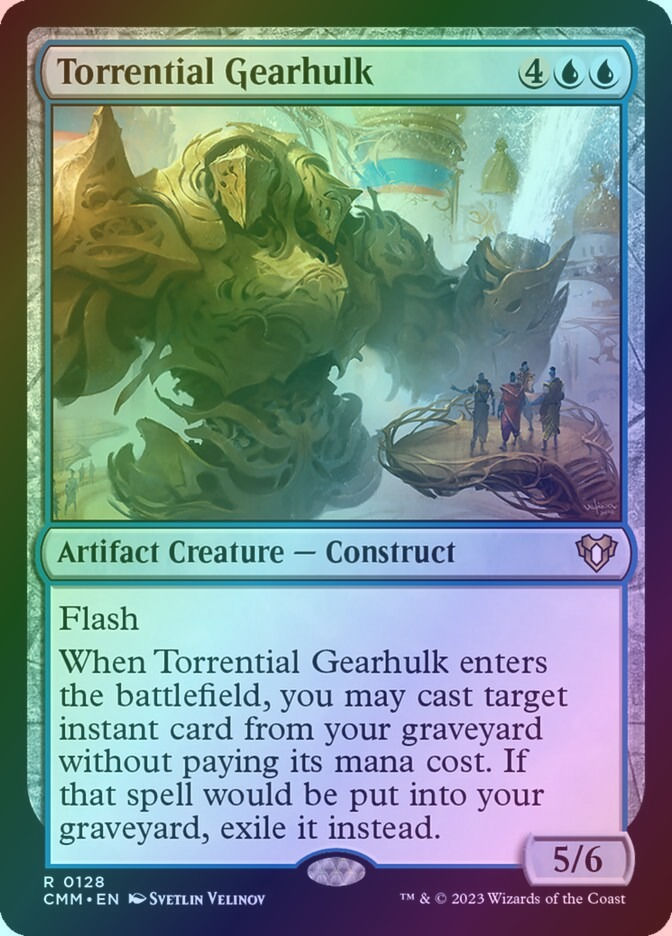 Torrential Gearhulk (CMM) (128) / Foil