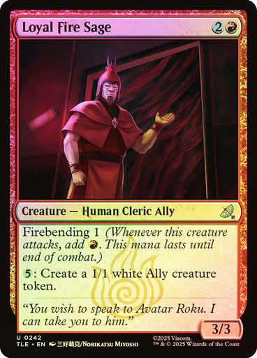 Loyal Fire Sage (TLE) (242) / Foil