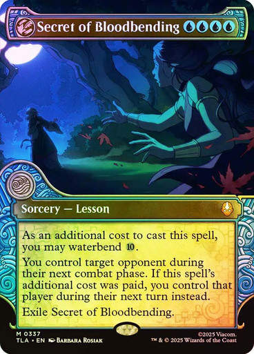 Secret of Bloodbending (TLA) (337) / Showcase / Foil