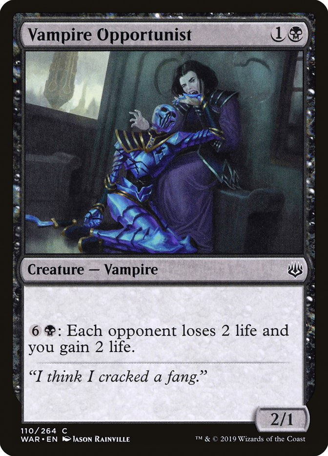 Vampire Opportunist (WAR) (110)