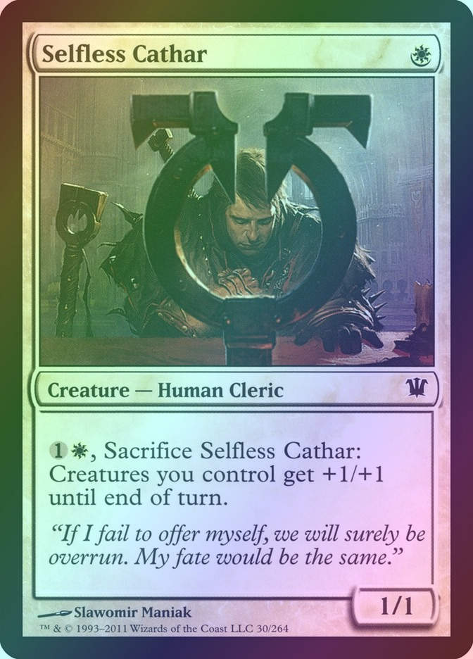 Selfless Cathar (ISD) (30) / Foil