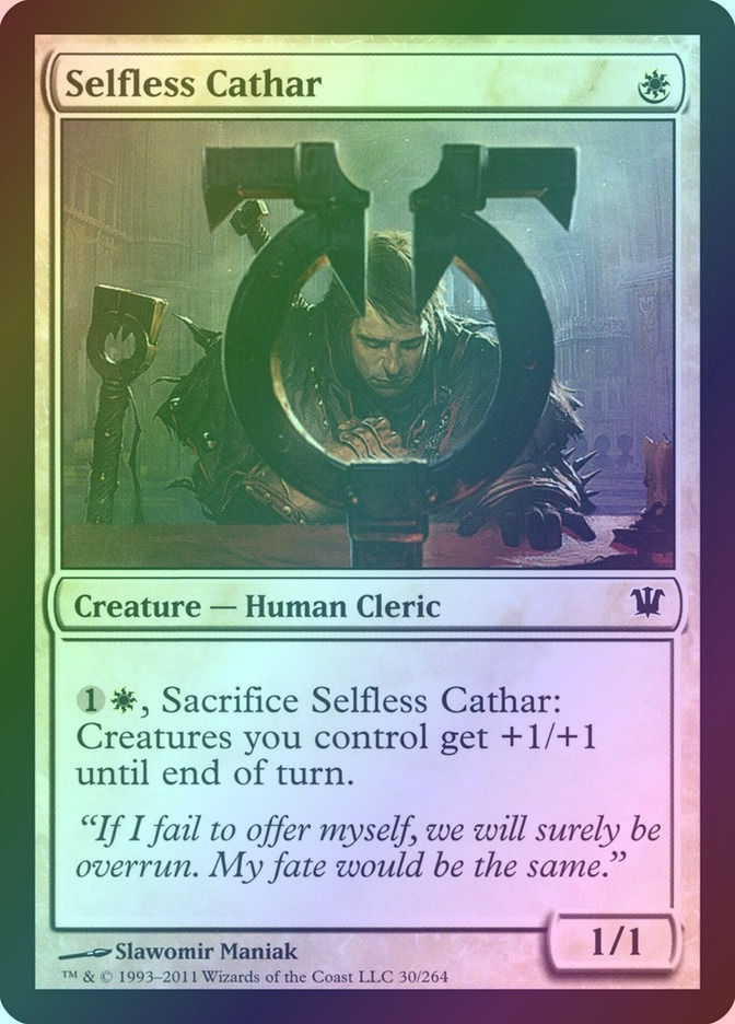Selfless Cathar (ISD) (30) / Foil