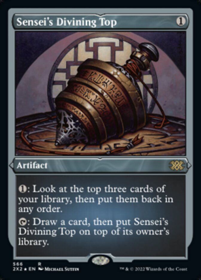 Sensei's Divining Top (2X2) / Etched Foil