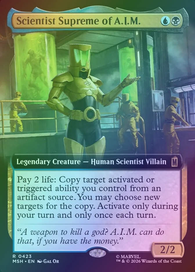 Scientist Supreme of A.I.M. (MSH) (423) / Extended Art / Foil