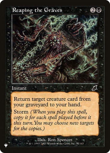 Reaping the Graves (PLST) (SCG-72)
