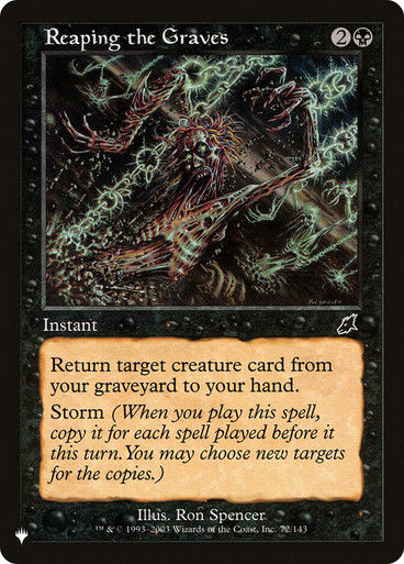 Reaping the Graves (PLST) (SCG-72)