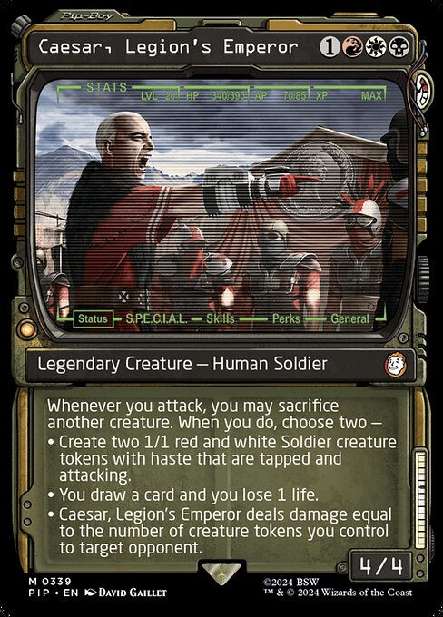 Caesar, Legion's Emperor (pip) (339) / Showcase