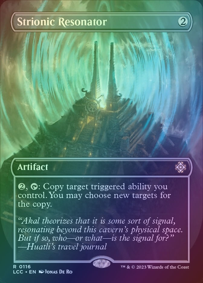 Strionic Resonator (LCC) (116) / Borderless / Foil