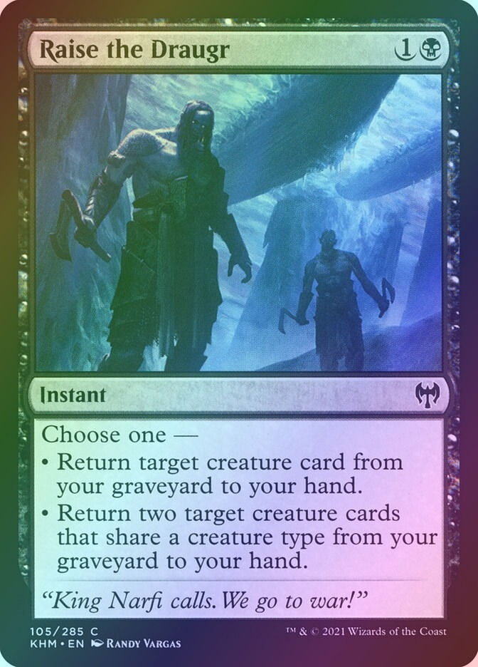Raise the Draugr (KHM) (105) / Foil