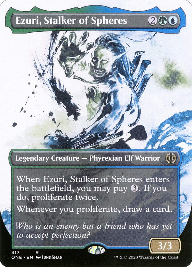 Ezuri, Stalker of Spheres (ONE) (317) / Borderless / Showcase