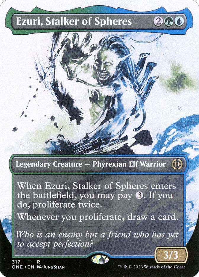 Ezuri, Stalker of Spheres (ONE) (317) / Borderless / Showcase