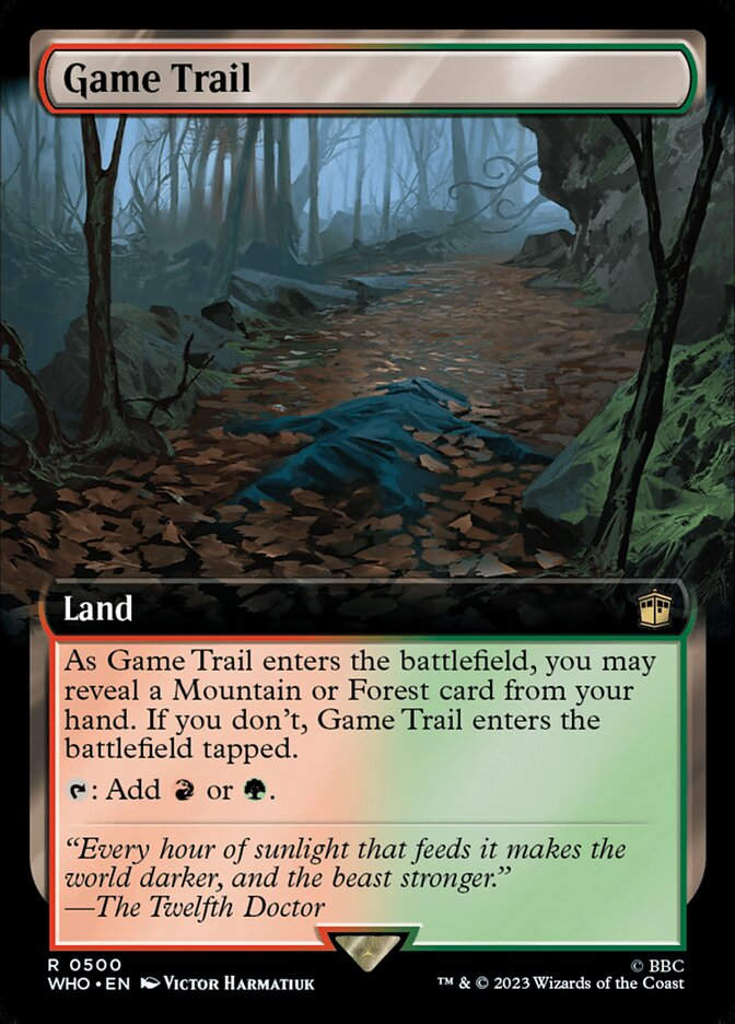 Game Trail (WHO) (500) / Extended Art