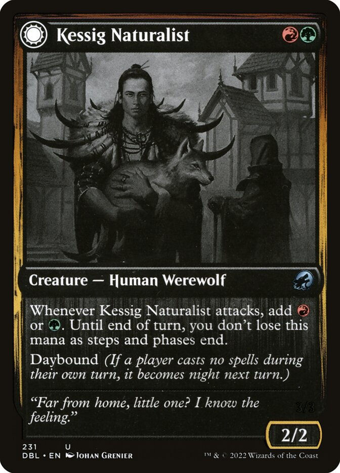 Kessig Naturalist // Lord of the Ulvenwald (DBL) (231) — cara 1 de 2