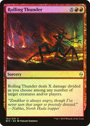 Rolling Thunder (BFZ) (154) / Foil