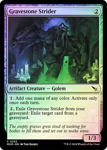 Gravestone Strider (mkm) (252) / Foil
