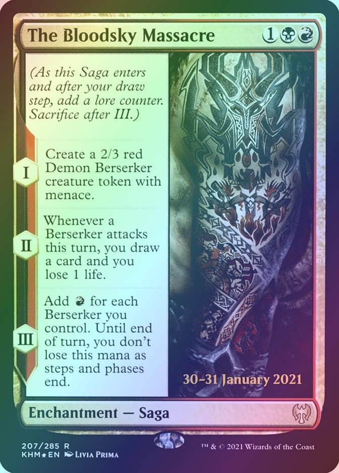 The Bloodsky Massacre (PKHM) (207s) / Foil