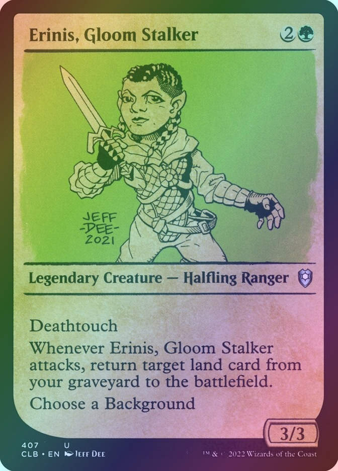 Erinis, Gloom Stalker (CLB) (407) / Showcase / Foil