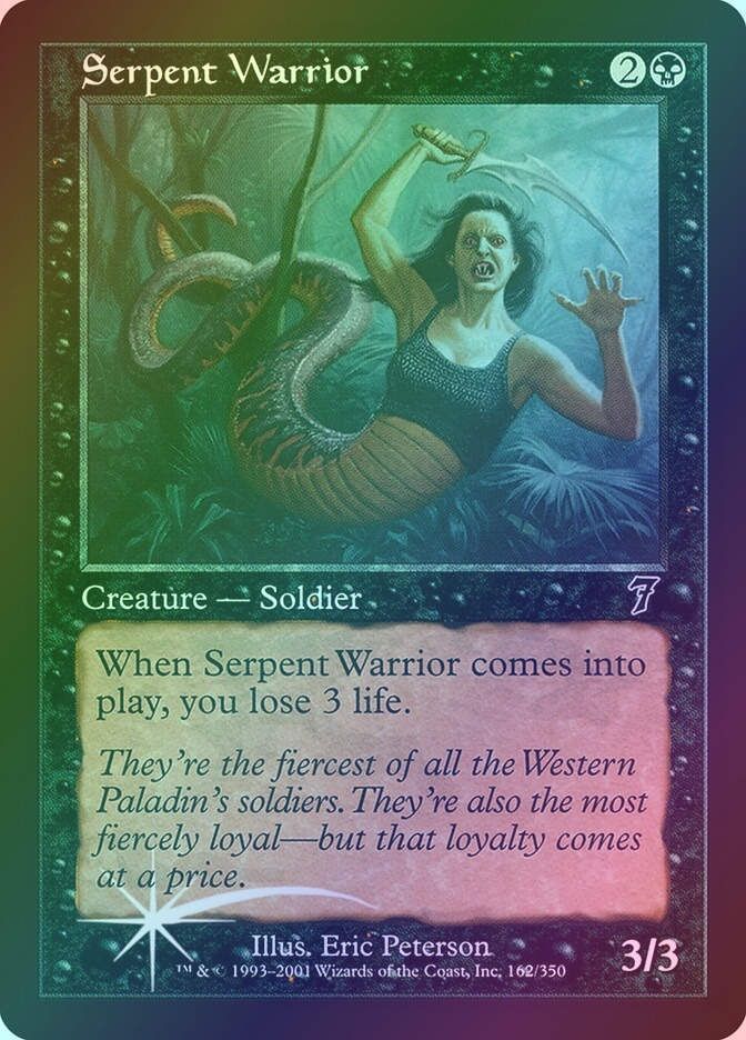 Serpent Warrior (7ED) (162★) / Foil
