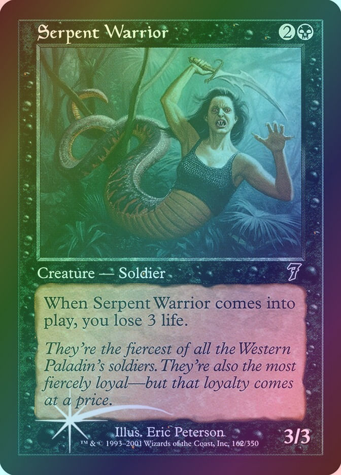 Serpent Warrior (7ED) (162★) / Foil