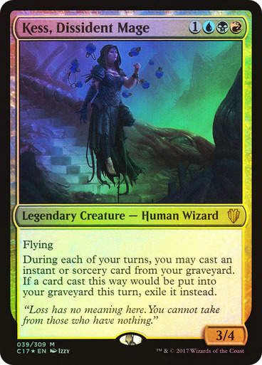 Kess, Dissident Mage (c17) / Foil