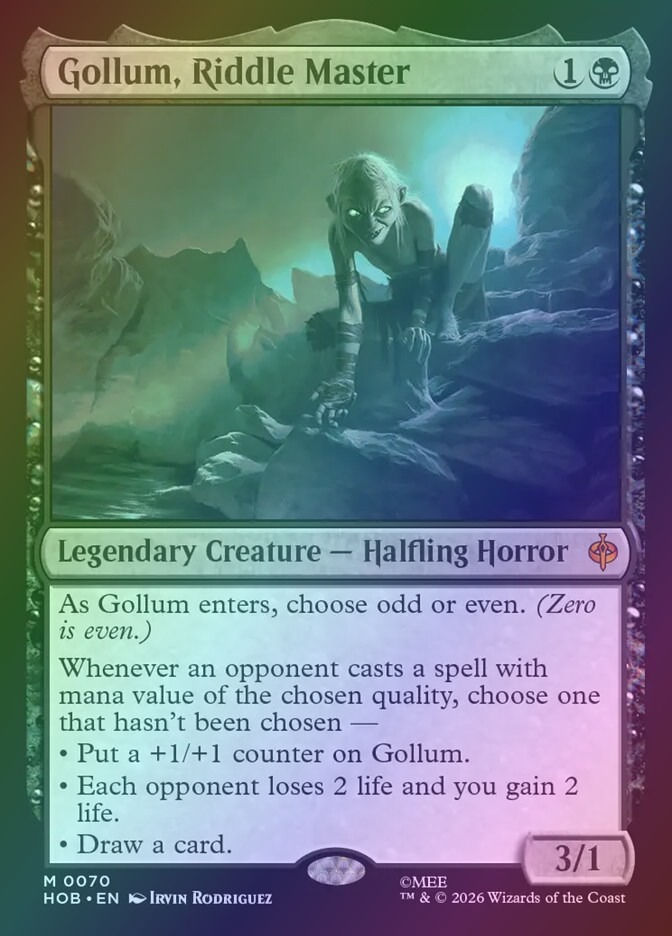 Gollum, Riddle Master (HOB) (70) / Foil
