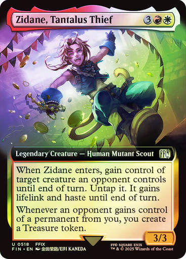 Zidane, Tantalus Thief (FIN) (518) / Extended Art / Foil