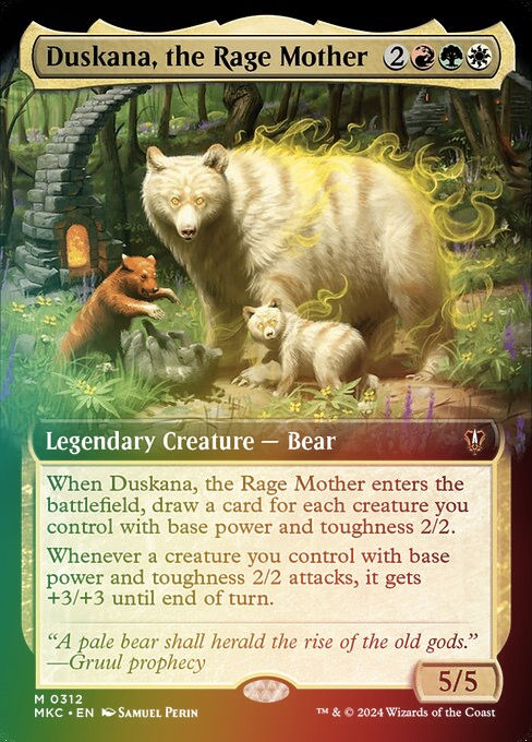 Duskana, the Rage Mother (mkc) (312) / Extended Art Foil