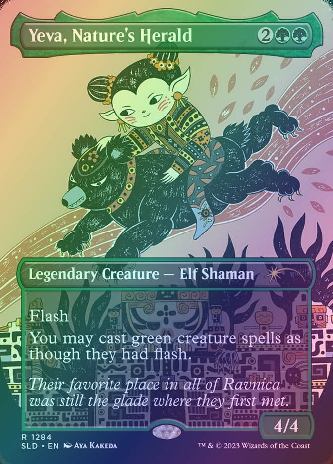 Yeva, Nature's Herald (SLD) (1284) / Borderless / Foil