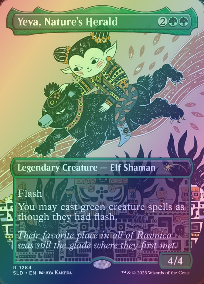 Yeva, Nature's Herald (SLD) (1284) / Borderless / Foil