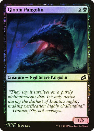 Gloom Pangolin (IKO) (89) / Foil