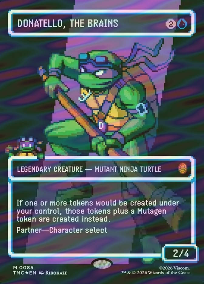 Donatello, the Brains (TMC) (85) / Borderless / Surge Foil