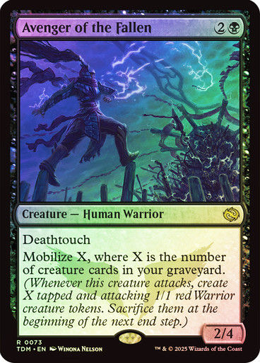 Avenger of the Fallen (TDM) (73) / Foil