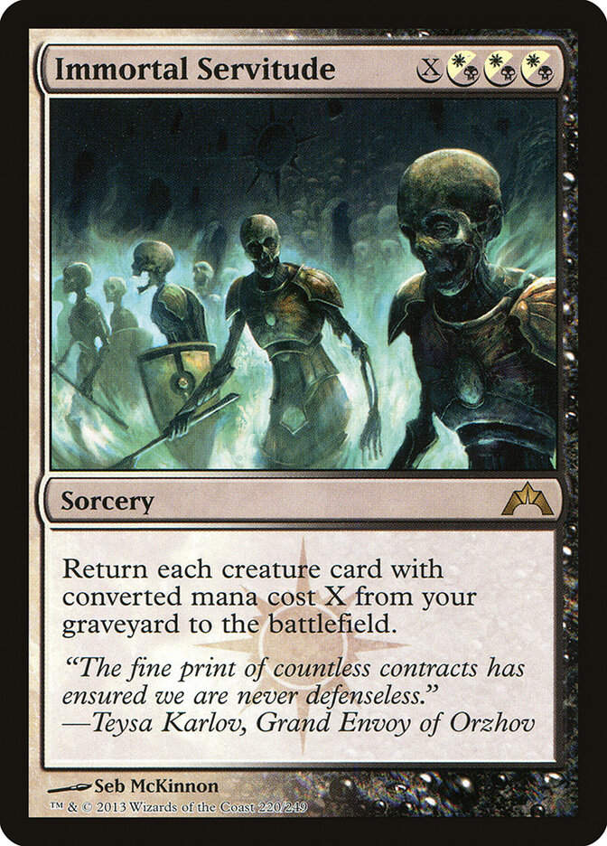 Immortal Servitude (GTC) (220)