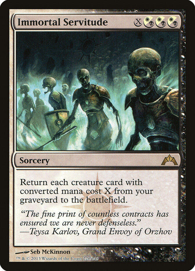 Immortal Servitude (GTC) (220)